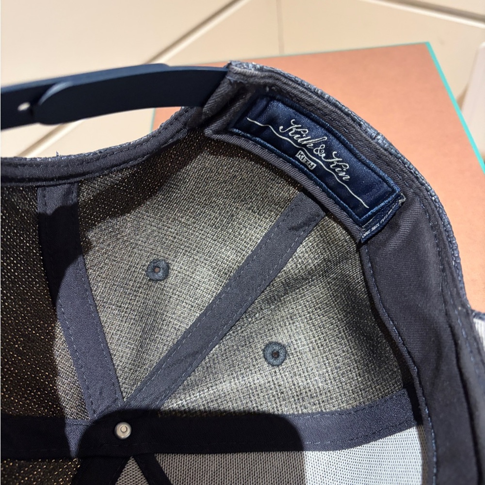 New Era X Kith Navy Raffia Baseball Cap - Picture 6 of 6